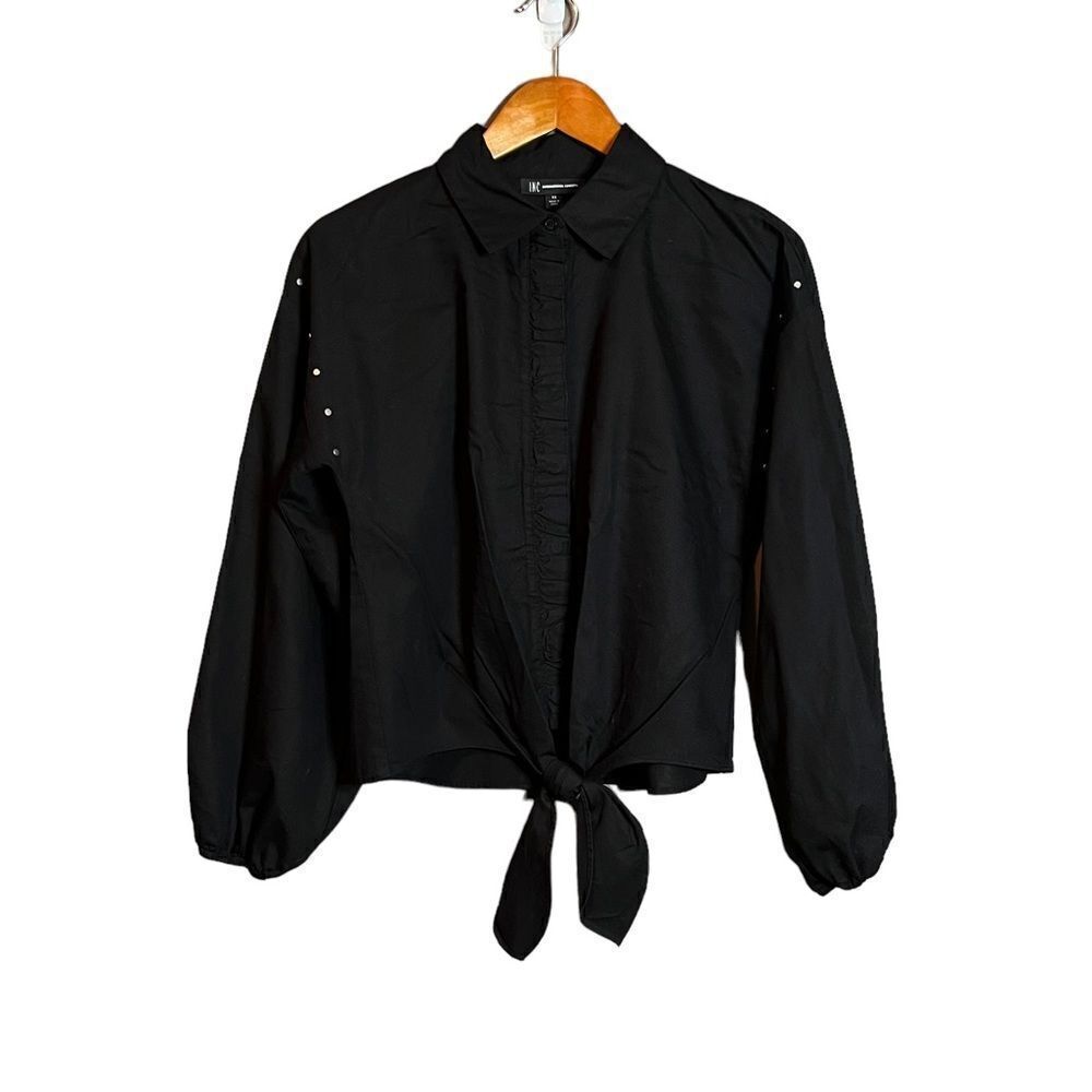 NWT! INC international concepts button down tie top